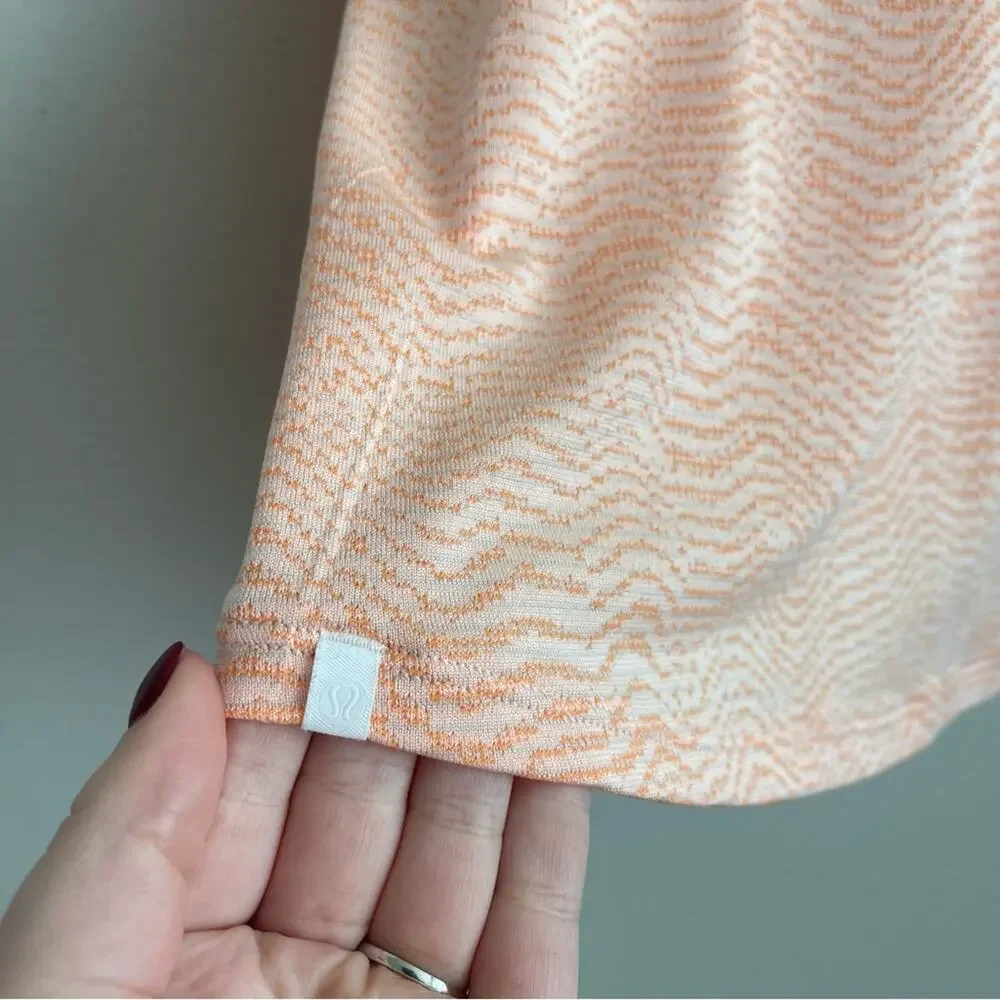 lululemon athletica Peach Short Sleeve Tee